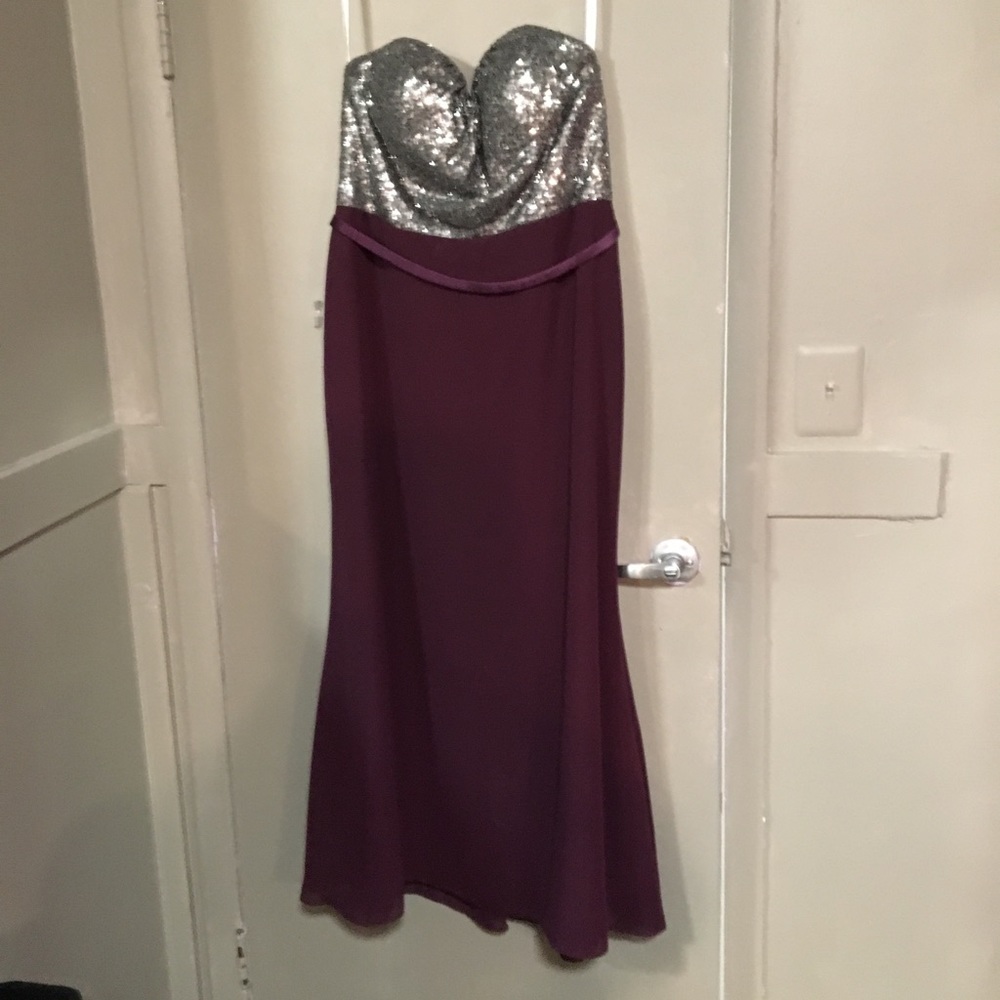 Christina Wu Celebration Strapless Chiffon Dress